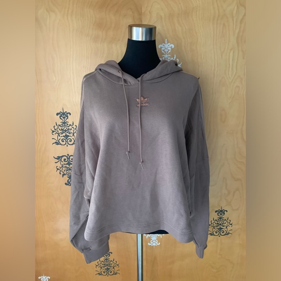 NWT Vintage 2000s Collection Adidas Originals Activewear Set Crop Top Tan S/M - Picture 12 of 16